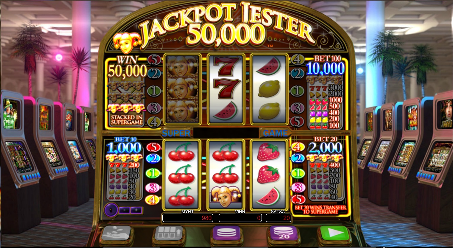 Vinna jackpot i vanliga casino Umarmen
